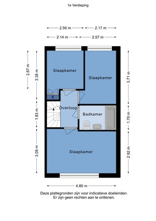 Floorplan - Zaageind 18, 5685 EH Best